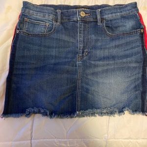 Mini jeans skirt
